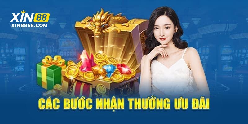 Hướng dẫn các thao tác nhận ưu đãi hoàn trả XIN88 thành công 